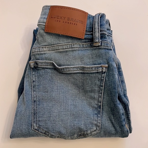 Women’s Lucky Brand High Rise Bridgette Skinny Jeans Size 0/25 - Picture 2 of 9